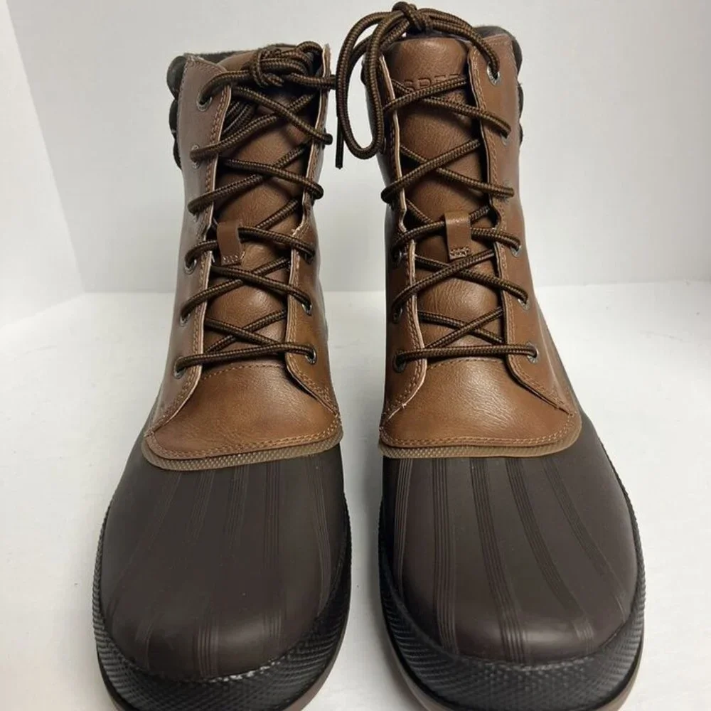 Sperry Mens Cold Bay Waterproof Boot Tan Size 9.5 M